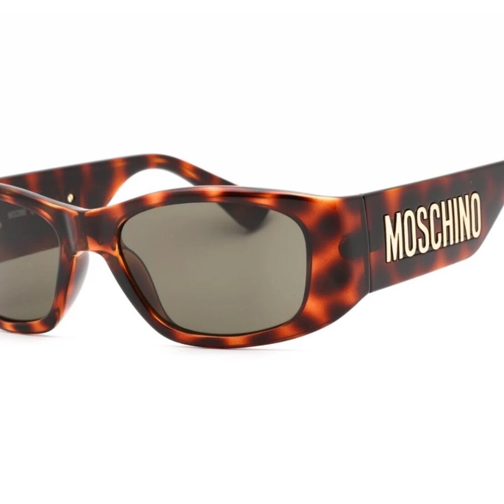Moschino Brown Tortoise Havana Sunglasses NWT MOS146/S